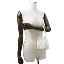 将图像加载到图库查看器中,CHANEL Matelasse 2WAY Chain Bucket WhiteAP2913 Caviar Leather Size Mini