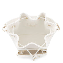 将图像加载到图库查看器中,CHANEL Matelasse 2WAY Chain Bucket WhiteAP2913 Caviar Leather Size Mini