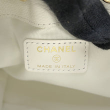 将图像加载到图库查看器中,CHANEL Matelasse 2WAY Chain Bucket WhiteAP2913 Caviar Leather Size Mini