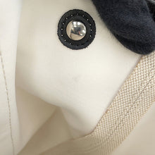将图像加载到图库查看器中,BALENCIAGA Navy Kabas White/Black339933 Canvas Leather Size S