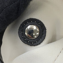 将图像加载到图库查看器中,BALENCIAGA Navy Kabas White/Black339933 Canvas Leather Size S