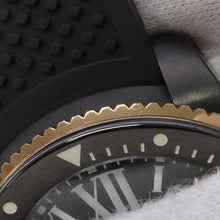 将图像加载到图库查看器中,CARTIER ★Calibre de Cartier Diver W42mm Stainless Steel PG Rubber Black DialW2CA0004