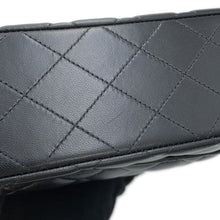 将图像加载到图库查看器中,CHANEL Matelasse W Flap ChainShoulder Bag BlackA01112 Lambskin Size 25