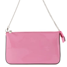 将图像加载到图库查看器中,Christian Louboutin ★Ruvira Chain Shoulder Bag Pink3225249 Patent Leather