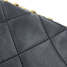 Load image into Gallery viewer, CHANEL MatelasseFlap Bag ChainShoulder Bag BlackAS2833 Calf Leather Size Mini