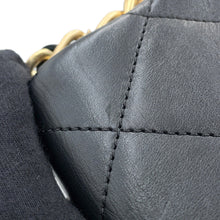 Load image into Gallery viewer, CHANEL MatelasseFlap Bag ChainShoulder Bag BlackAS2833 Calf Leather Size Mini