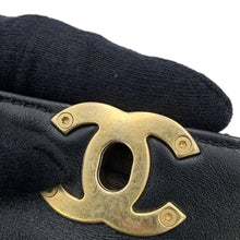 Load image into Gallery viewer, CHANEL MatelasseFlap Bag ChainShoulder Bag BlackAS2833 Calf Leather Size Mini