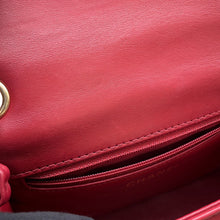 将图像加载到图库查看器中,CHANEL Coco Handle 2WAY Handbag RedA98724 Lambskin Size Small