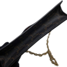 Load image into Gallery viewer, CELINE CELINE Chain Wallet Black/Brown10F822CZT PVC/Leather