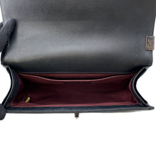 将图像加载到图库查看器中,CHANEL ★Boy Chanel ChainShoulder Bag Black Velour Size 25