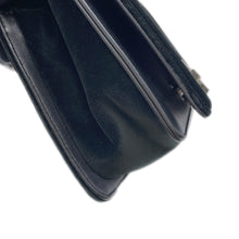 将图像加载到图库查看器中,CHANEL ★Boy Chanel ChainShoulder Bag Black Velour Size 25