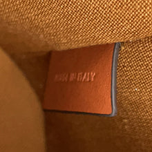 Load image into Gallery viewer, CELINE Triomphe Cylindrical Shoulder Bag Black/Brown PVC Leather