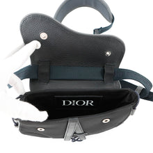 Load image into Gallery viewer, Dior Saddle bag Sacai collaboration Black1ADCA374USC_H15E Technical Fabric Leather
