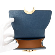 将图像加载到图库查看器中,MOYNAT Moynat Régienne 2-Way Handbag Navy Leather Size Nano