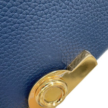 将图像加载到图库查看器中,MOYNAT ★Moynat Régienne 2WAY Handbag Navy Leather Size Nano