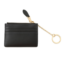 将图像加载到图库查看器中,MIUMIU Logo Card Case Black5MC093 Leather