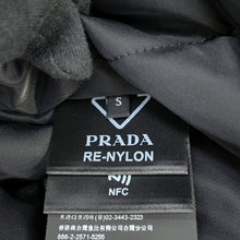 Load image into Gallery viewer, PRADA Re-Nylon Jacket Size S BlackSGB812 100% recycled Polyamide