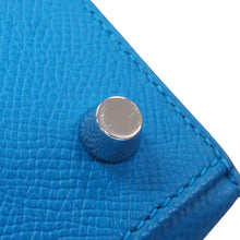 Load image into Gallery viewer, HERMES ★Kelly Sellier Tricolor Blue Zanzibar/Blue de Prusse/Black Epsom Size 25