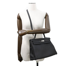 Load image into Gallery viewer, HERMES Kelly Retourne Black Togo Leather Size 32