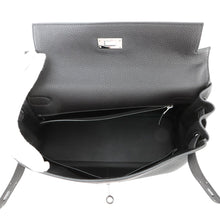 Load image into Gallery viewer, HERMES Kelly Retourne Black Togo Leather Size 32