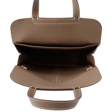 Load image into Gallery viewer, HERMES Halzan Etoupe Taurillon Clemence Size 25