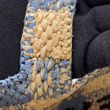 Load image into Gallery viewer, LOEWE Loewe Font Tote Natural/Light BlueALF1B59X16 Raffia Size Small