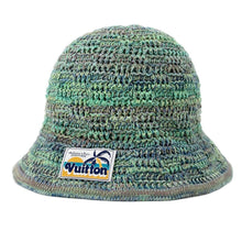 Load image into Gallery viewer, LOUIS VUITTON ★Croche Hat - Damier Palm Tree Size M GreenM7557M Cotton80% Nylon20%