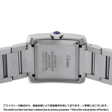 将图像加载到图库查看器中,CARTIER ★Tank Française LM H36.7mmxW30.5mm Stainless Steel Silver DialWSTA0067