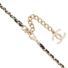 将图像加载到图库查看器中,CHANEL CC Logo Mirror Necklace BlackAB9463 Lambskin