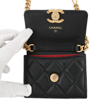 Load image into Gallery viewer, CHANEL ★Matelasse ChainClutch BlackAP2629 Caviar Leather