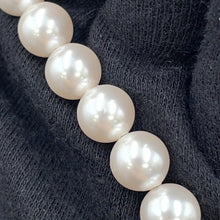 Load image into Gallery viewer, CHANEL ★Heart Rhinestone Pearl Long Necklace Pink Gold Plated Rhinestone Faux Pearl