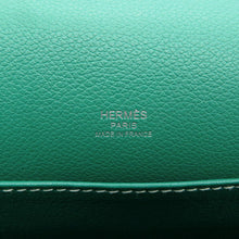 Load image into Gallery viewer, HERMES Sac Roulis Vert Vertigo Evercolor Size 23