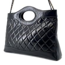 将图像加载到图库查看器中,CHANEL CHANEL31 Shopping Bag BlackAS4854 Shiny Lambskin