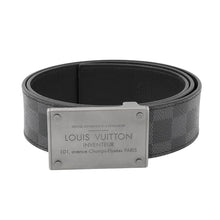 Load image into Gallery viewer, LOUIS VUITTON Belt Neo Inventour Size 90 NoirM9234U Damier Graphite Damier Infini Leather