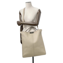 Load image into Gallery viewer, FENDI Peekaboo I See You 2-Way Tote Bag Beige7VA528 Leather
