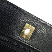 Load image into Gallery viewer, CHANEL Classic Chain Wallet BlackAP4241 Caviar Leather