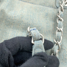Load image into Gallery viewer, CHANEL Deauville 2WAYTote Bag Light BlueA66941 Denim Size GM