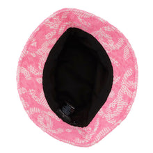 Load image into Gallery viewer, CHANEL ★CC Logo Tweed Bucket Hat Size M PinkAA9768 Nylon70% Silk18% Cotton12%