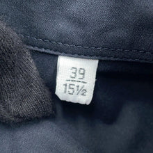 将图像加载到图库查看器中,HERMES Jockey Boxy Shirt Size 39 Ardoise Cotton100%