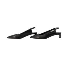 Load image into Gallery viewer, HERMES Pumps Lover Black Leather Size 38