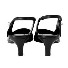 Load image into Gallery viewer, HERMES Pumps Lover Black Leather Size 38