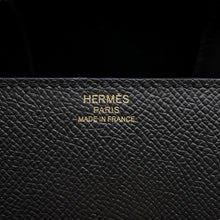 将图像加载到图库查看器中,HERMES Della Cavalleria Black Epsom Size Mini