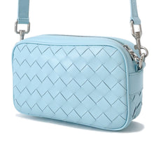 Load image into Gallery viewer, Bottega Veneta INTRECCIATO camera bag Light Blue765911 Leather Size Mini
