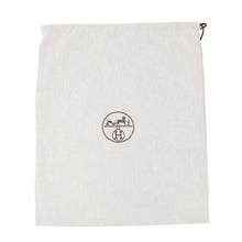 将图像加载到图库查看器中,HERMES Sac Aline Blue Indigo/Gold Toile Chevrons Barenia Leather Size MM