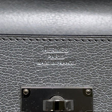 Load image into Gallery viewer, HERMES ★Kelly Wallet Long To Go Argent Chevre Shamqila