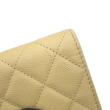 Load image into Gallery viewer, CHANEL Matelasse Bifold Wallet Compact Wallet Yellow/PurpleAP3519 Caviar Leather