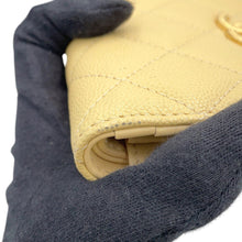 将图像加载到图库查看器中,CHANEL ★Matelasse Bifold Wallet Compact Wallet Yellow/PurpleAP3519 Caviar Leather