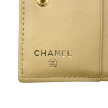 Load image into Gallery viewer, CHANEL Matelasse Bifold Wallet Compact Wallet Yellow/PurpleAP3519 Caviar Leather