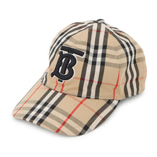 将图像加载到图库查看器中,BURBERRY TB logo baseball cap Size M Beige80385041 Cotton100%
