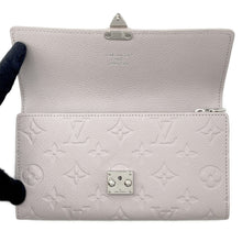 Load image into Gallery viewer, LOUIS VUITTON Portefeuille Sarah Metis Bloom GreyM13463 Monogram Empreinte Leather